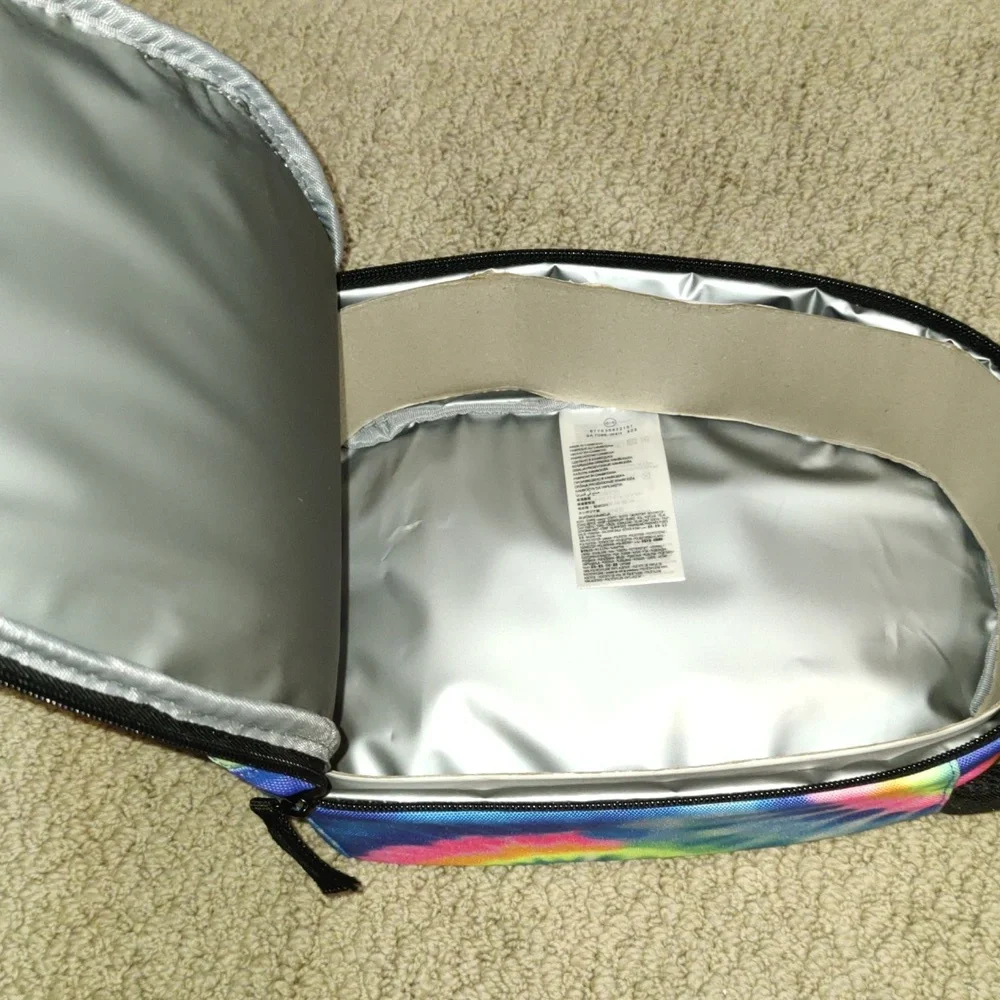 NWT Tye Dyed Hurley School Lunch Bag - Picture 3 of 3